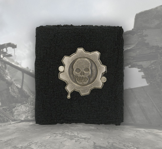 NECAOnline.com | Gears of War – Terrycloth Wristband – Metal Omen ***DISCONTINUED***