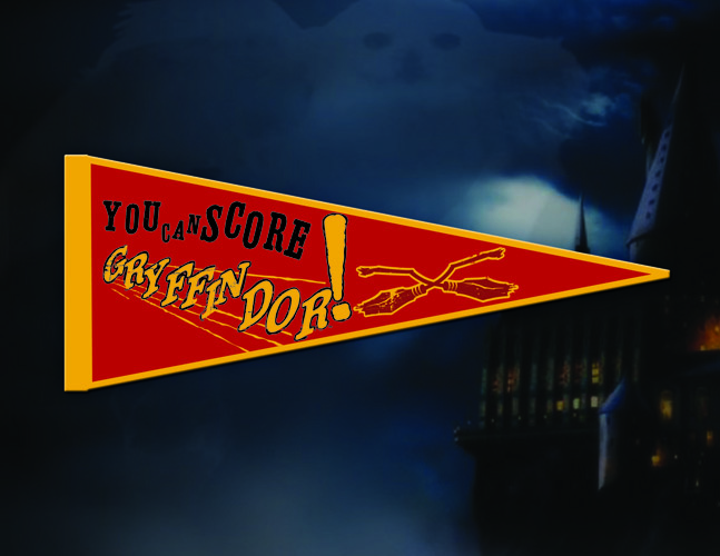 NECAOnline.com | DISCONTINUED - Harry Potter and the Half-Blood Prince - Pennant - You Can Score Gryffindor