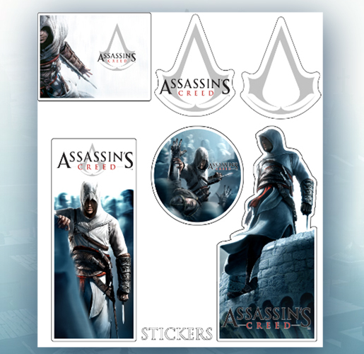 NECAOnline.com | Assassin’s Creed – 6-Piece Sticker Set - Ezio
