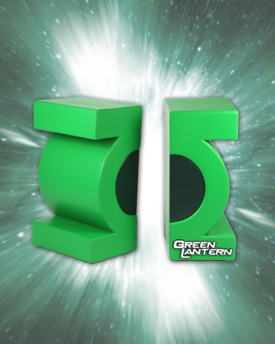 NECAOnline.com | DISCONTINUED - Green Lantern Movie – Sculpted Bookends – Symbol